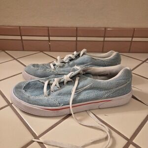 Nike Court Legacy Light Blue Denim Low Top Sneakers DJ2121-900 Womens‎ 7.5